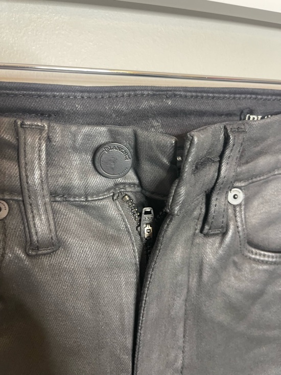 Blank NYC the Baxter Coated black denim New size 24 - Picture 6 of 10